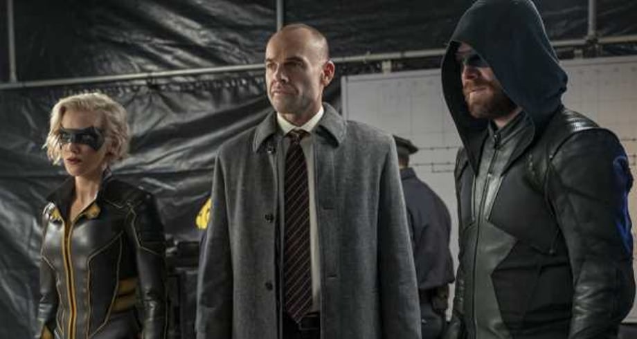 ARROW: Captain Quentin Lance Returns To The Line of Duty In New Photos From Season 8, Episode 6: "Reset"
