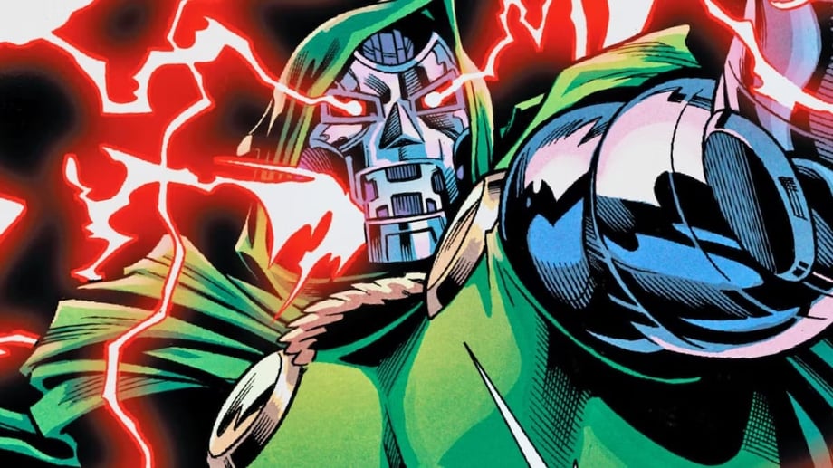 AVENGERS: DOOMSDAY Light Show Features New Look At The MCU's Doctor Doom, His Powers, And...A Kang Link?