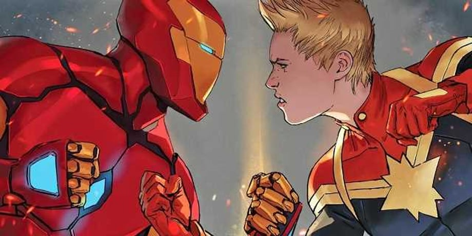 AVENGERS: ENDGAME Promo Poster Offers A New Live-Action Look At Captain Marvel And Iron Man