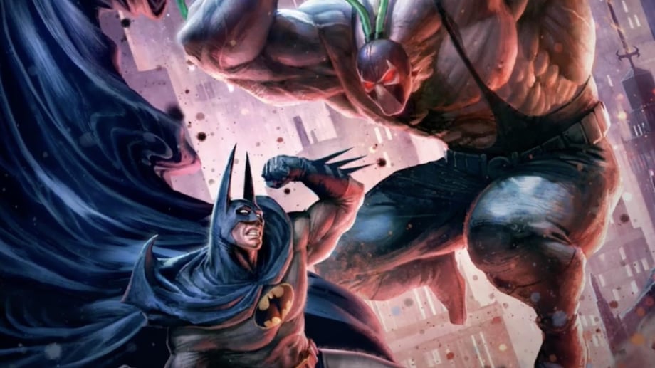 Batman Fights Bane On New Motion Poster For Batman: Knightfall - Part I Animated Movie