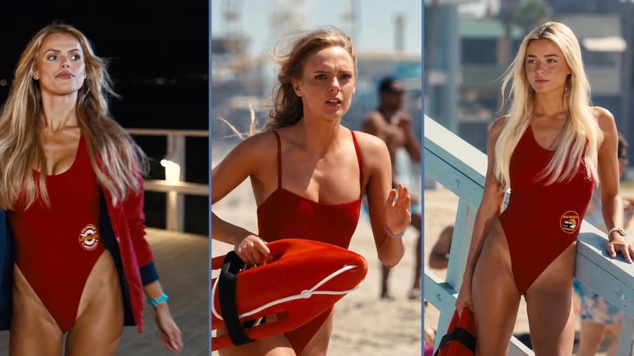 Baywatch First Look Promo Features Stephen Amell, Slow-Motion Running, And Iconic Red Swimsuits
