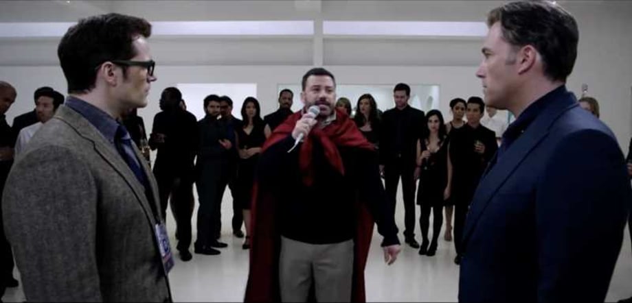 Ben Affleck, Henry Cavill, & More Star Alongside Jimmy Kimmel In Hilarious BATMAN V SUPERMAN "Deleted Scene"