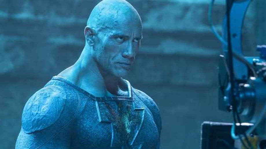 BLACK ADAM: Dwayne Johnson Shares Behind The Scenes Look At VFX Work For Key "Teth Adam" Sequence
