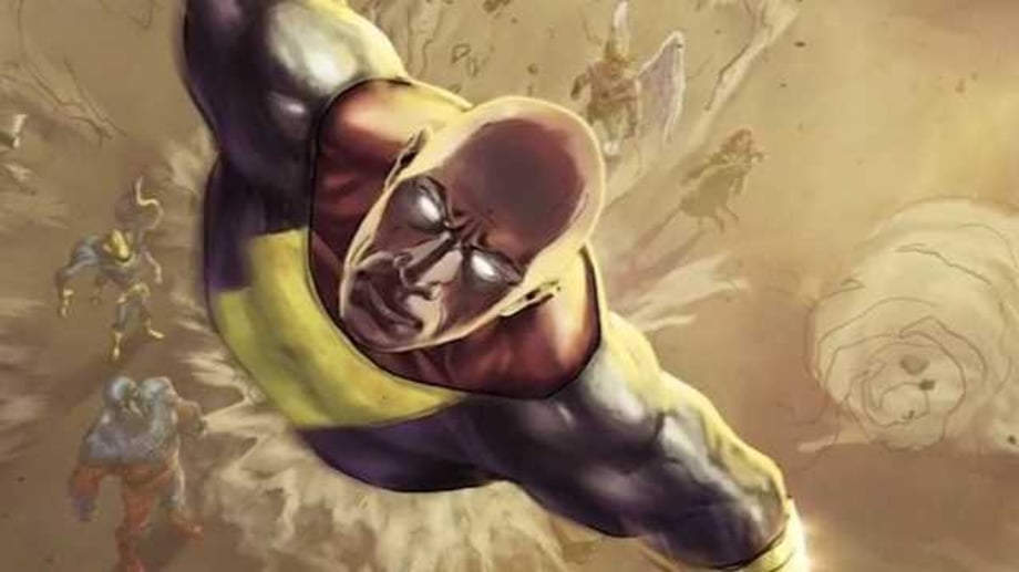 BLACK ADAM: Dwayne "The Rock" Johnson Shares A Very Small Glimpse Of His Black And Gold Superhero Costume
