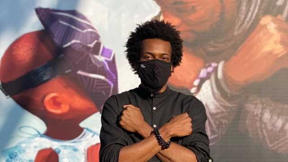 BLACK PANTHER: A Beautiful Chadwick Boseman Mural Has Been Revealed At Downtown Disney In California