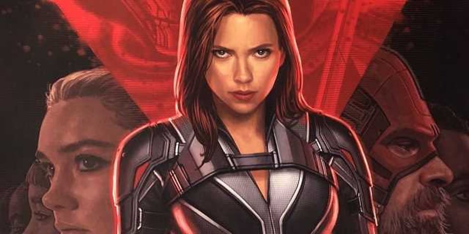 BLACK WIDOW International Theater Standee Gives Us A New Look At Scarlett Johansson's Lethal Avenger