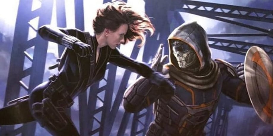BLACK WIDOW Promo Art Leaks Online Featuring Natasha's New Suit And A Fresh Look At Taskmaster