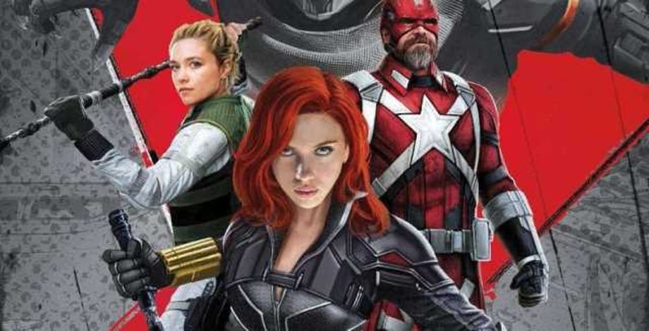 BLACK WIDOW Promo Posters Provide New Looks At Red Guardian, Taskmaster, And Yelena Belova