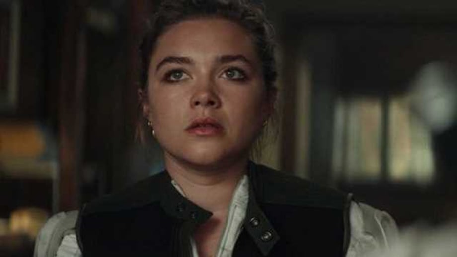 BLACK WIDOW Star Florence Pugh Comments On The Movie Possibly Serving As A Passing Of The Mantle