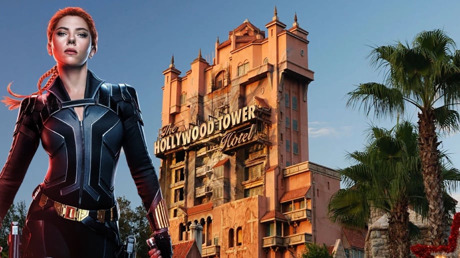 BLACK WIDOW Star Scarlett Johansson Reveals Why TOWER OF TERROR Is Proving To Be A "Hard Nut To Crack"