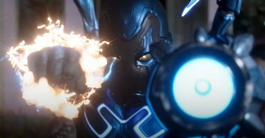 BLUE BEETLE: DC's Latest Hero Blasts Into Action In New Promo Still