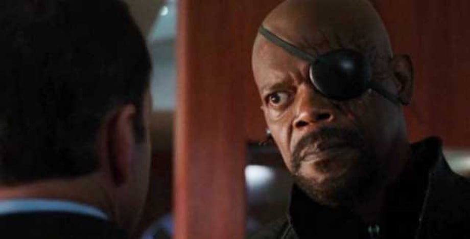 CAPTAIN MARVEL Actor Samuel L. Jackson's Mysterious Behind-The-Scenes Photo Leads To Skrull Speculation