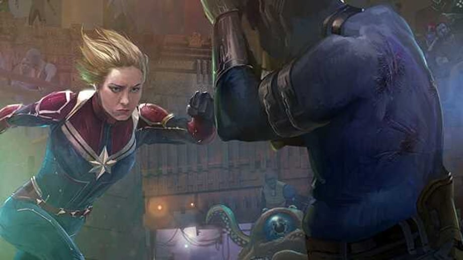 CAPTAIN MARVEL Concept Art Includes A Surprise "Cameo" From Marvel Comics Villain M.O.D.O.K.