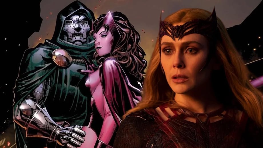 Elizabeth Olsen Poses With Doctor Doom's Helmet, Reveals What She Knows About AVENGERS: DOOMSDAY