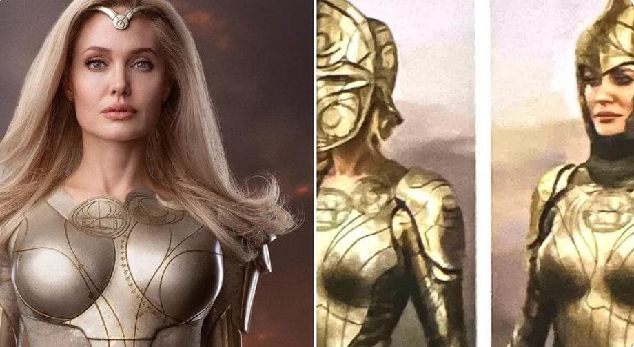 ETERNALS Concept Art Spotlights Alternate Designs For Angelina Jolie's Thena