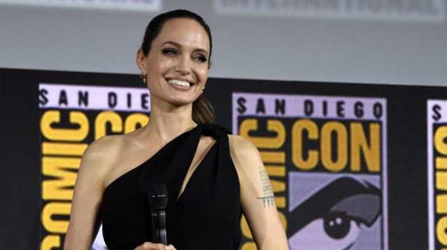 ETERNALS Star Angelina Jolie Says She's Training Hard To "Give The MCU The Thena They Deserve"