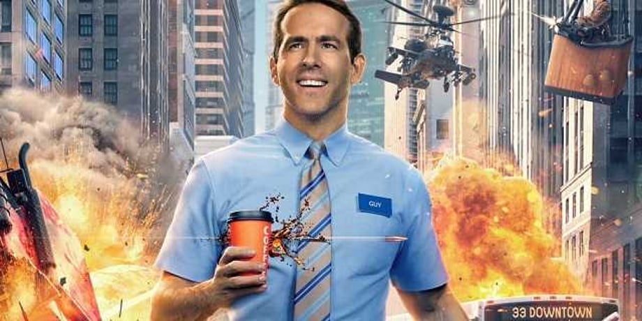 FREE GUY Trailer And Poster See Ryan Reynolds Go From NPC To A Full-Blown Video Game Action Hero
