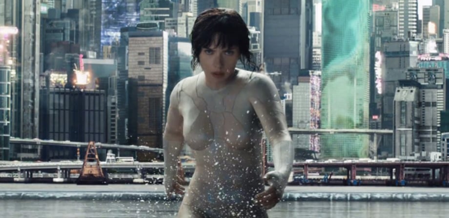 Full GHOST IN THE SHELL "Water Fight" Sequence Released; Plus New Kuze Poster And TV Spot