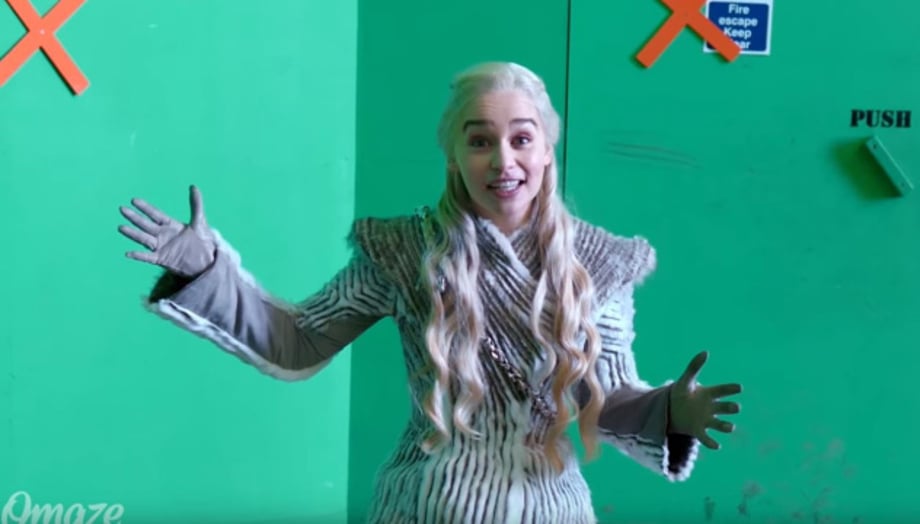 GAME OF THRONES Star Emilia Clarke Tries To Spoil The Final Season In A New Omaze Video