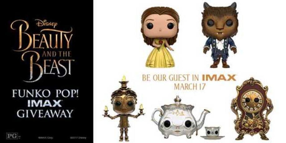 GIVEAWAY: BEAUTY AND THE BEAST Funko POP! Figures And IMAX Tickets To Be Had!