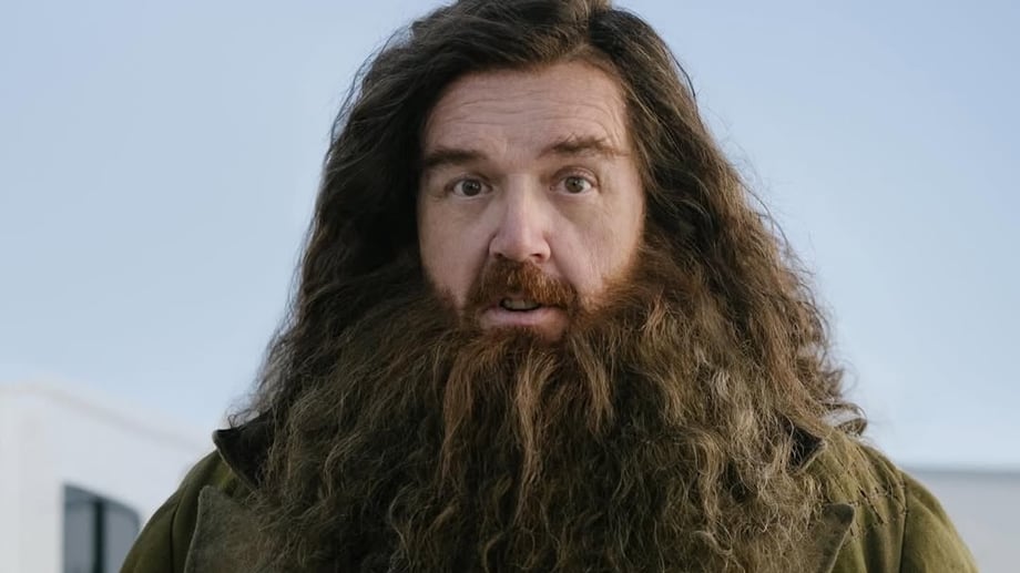 HARRY POTTER: HBO Reveals A First Look At SKELETON CREW Star Nick Frost As The Reboot's New Hagrid