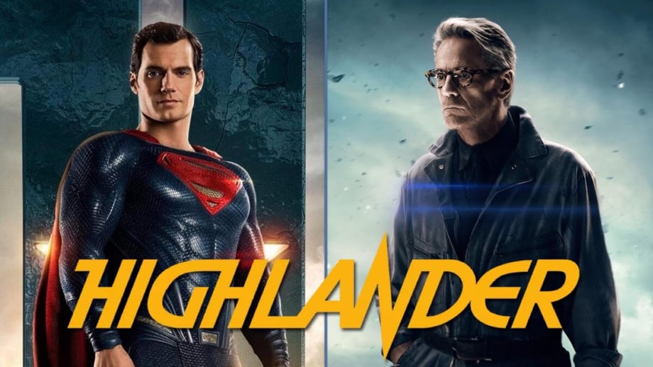 HIGHLANDER Set Photos Reunite JUSTICE LEAGUE Stars Henry Cavill And Jeremy Irons