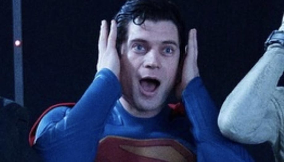 James Gunn Shares New BTS Image Of SUPERMAN Featuring The Man of Steel Having Fun With His Enemies