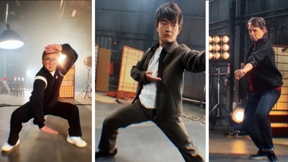 Legends Collide In New KARATE KID: LEGENDS Promos As Daniel LaRusso And Mr. Han Unleash Their Protégé