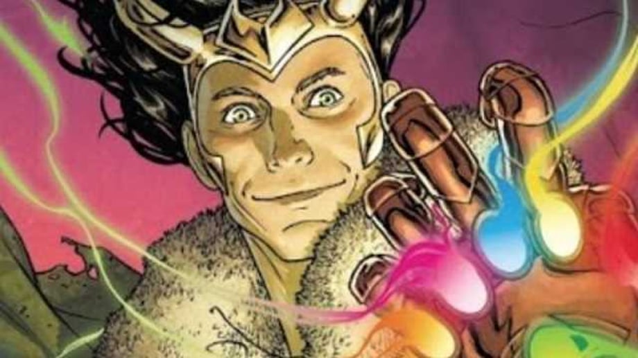LOKI Once Featured The God Of Mischief Wielding The Infinity Gauntlet And "Doing Crazy Mischief, a.k.a. Sex"