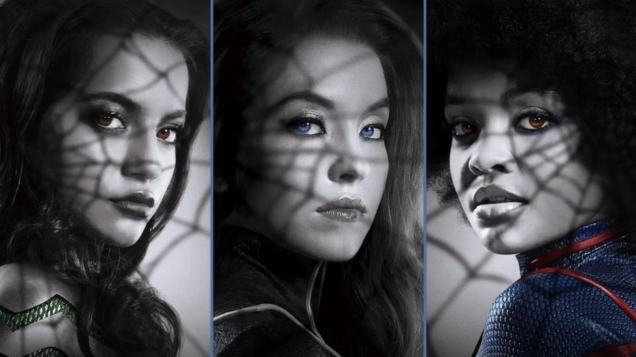 MADAME WEB: More Never-Before-Seen Photos See The Movie's Spider-Women Strike Comic Book Poses