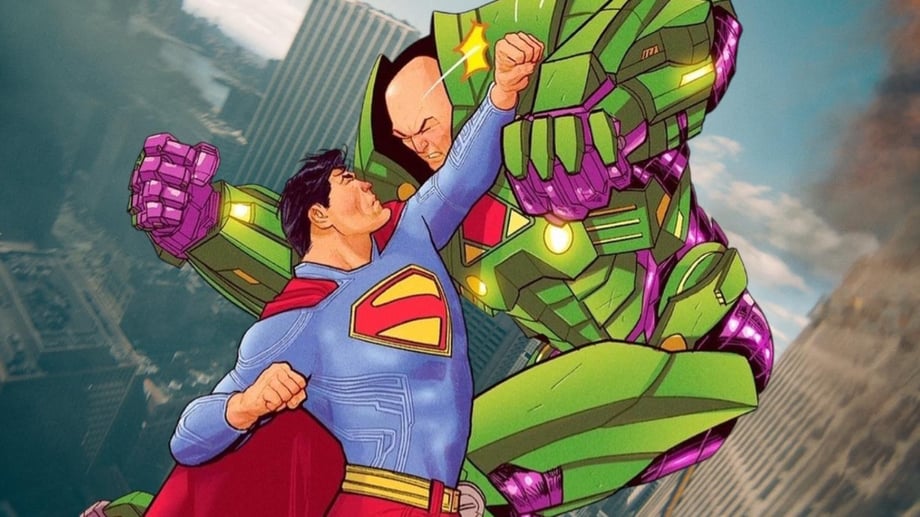 Man Of Tomorrow Set Videos Reveal First Look At Lex Luthor's 100% Practical Warsuit In Action