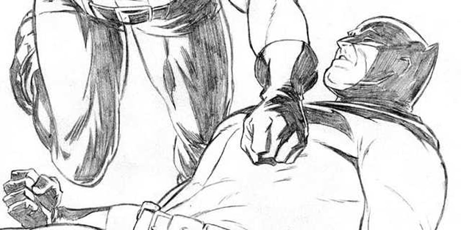 Marvel Comics Artist Joe Quesada Shares Amazing Sketches Of Captain America Vs. Batman And Harley Quinn