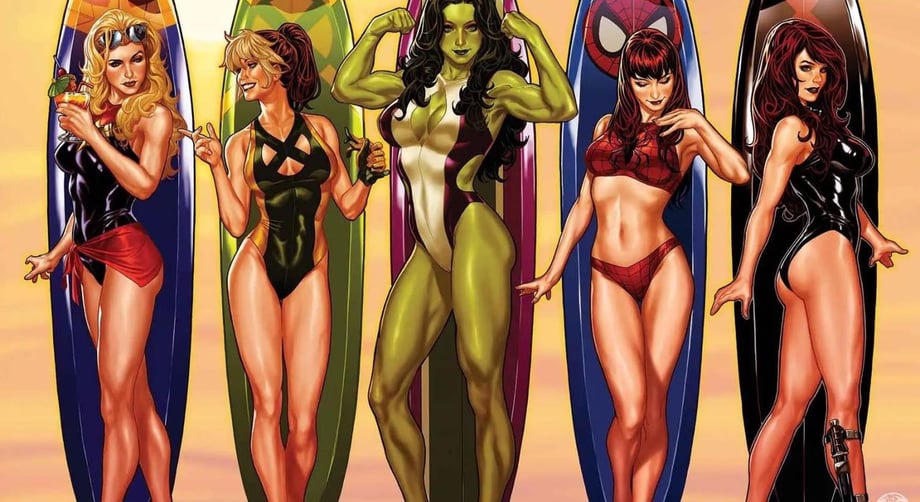 Marvel Comics Revives Controversial SWIMSUIT SPECIAL 30 Years After Cancellation; First Artwork Released