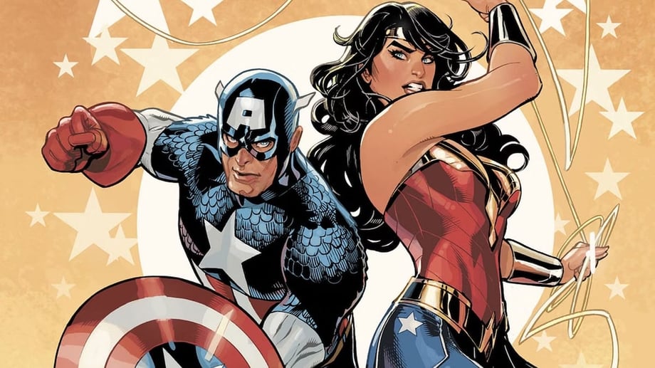 MARVEL/DC: DEADPOOL/BATMAN Leaked Panels Reveals Captain America And Wonder Woman's Shocking Shared History