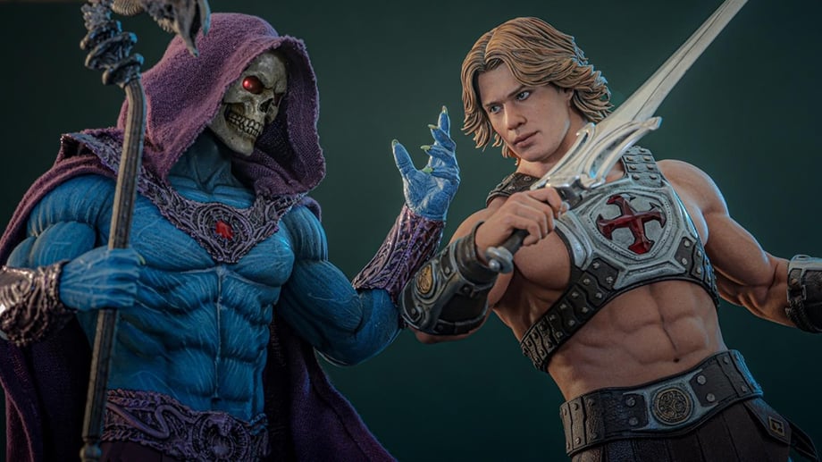 Masters Of The Universe Hot Toys Figures Give Skeletor His Crown And Reveal Closer Look At He-Man's Armor