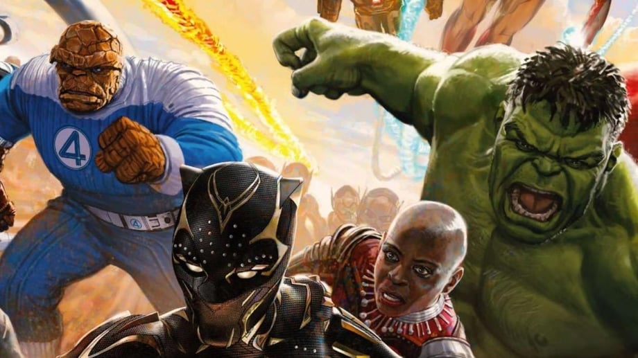MCU's Avengers, Fantastic Four, And X-Men Assemble On Amazing Marvel Studios Banner Art By Ryan Meinerding