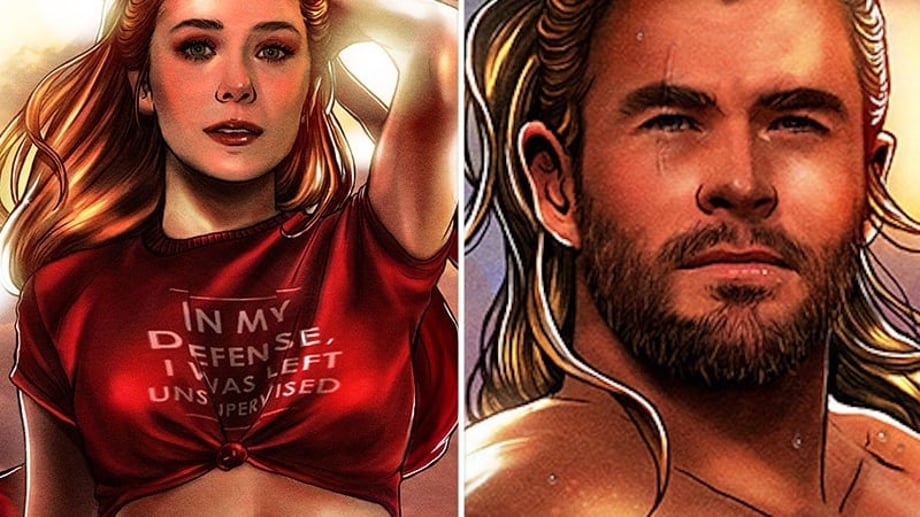 MCU's AVENGERS Get The "Swimsuit Special" Treatment In Awesome Fan-Made Artwork