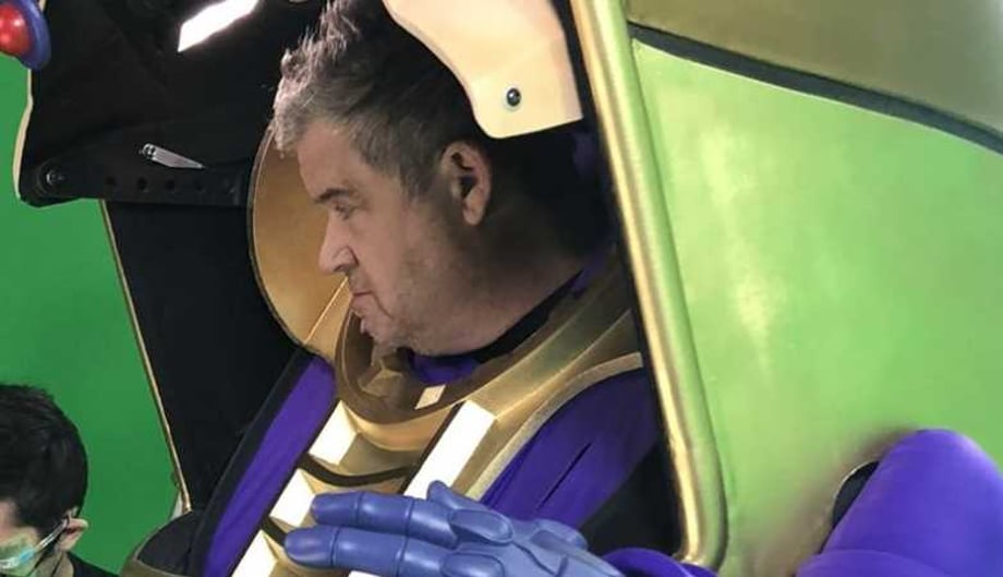 M.O.D.O.K. Showrunner Shares BTS Photo Of Patton Oswalt Performing In Full "Motion Capture" Suit