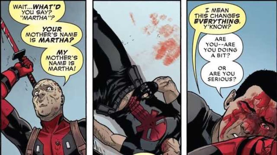 New DEADPOOL 2 Clip Throws Shade At BATMAN V SUPERMAN: DAWN OF JUSTICE's "Martha" Scene