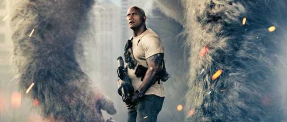 RAMPAGE Trailer Finds Dwayne "The Rock" Johnson Taking On Some Fantastic Beasts Of His Own