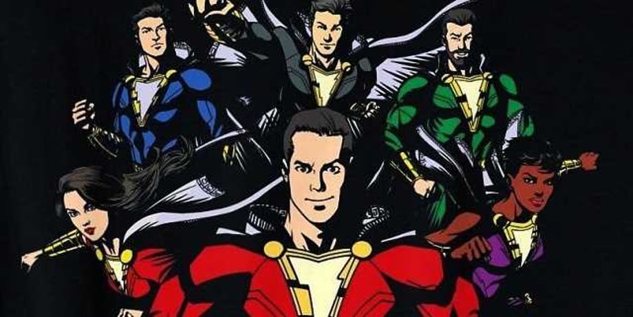 SHAZAM! Director Shares A Cool New Shot Of Zachary Levi Suited Up And The Entire Shazam Family