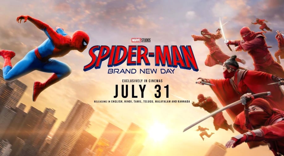 Spider-Man: Brand New Day - Spidey Strikes A Classic Pose & Faces The Hand On New Banners