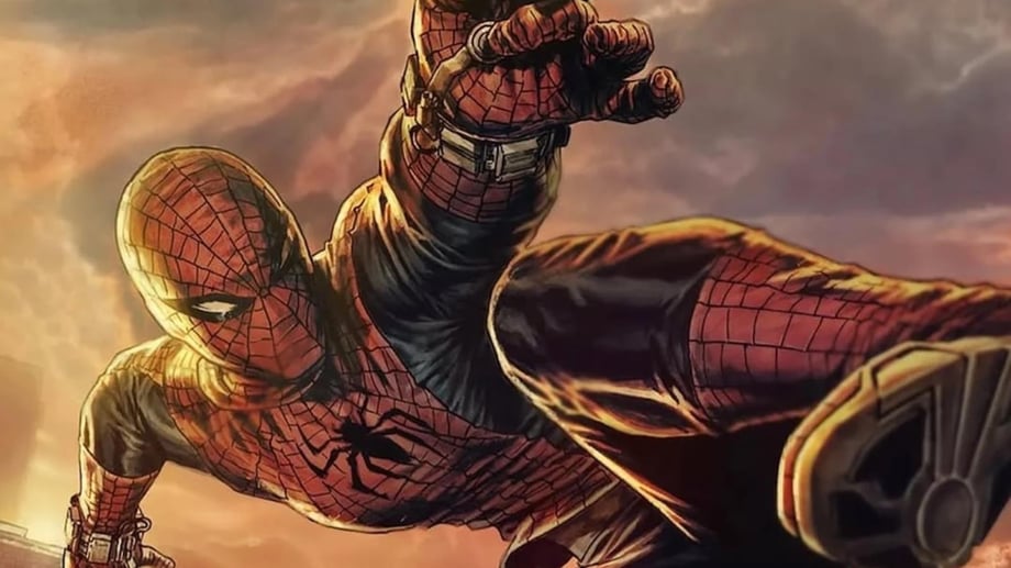 SPIDER-MAN: BRAND NEW DAY Crew Merch Reveals Shadowy New Look At Tom Holland's Web-Slinger