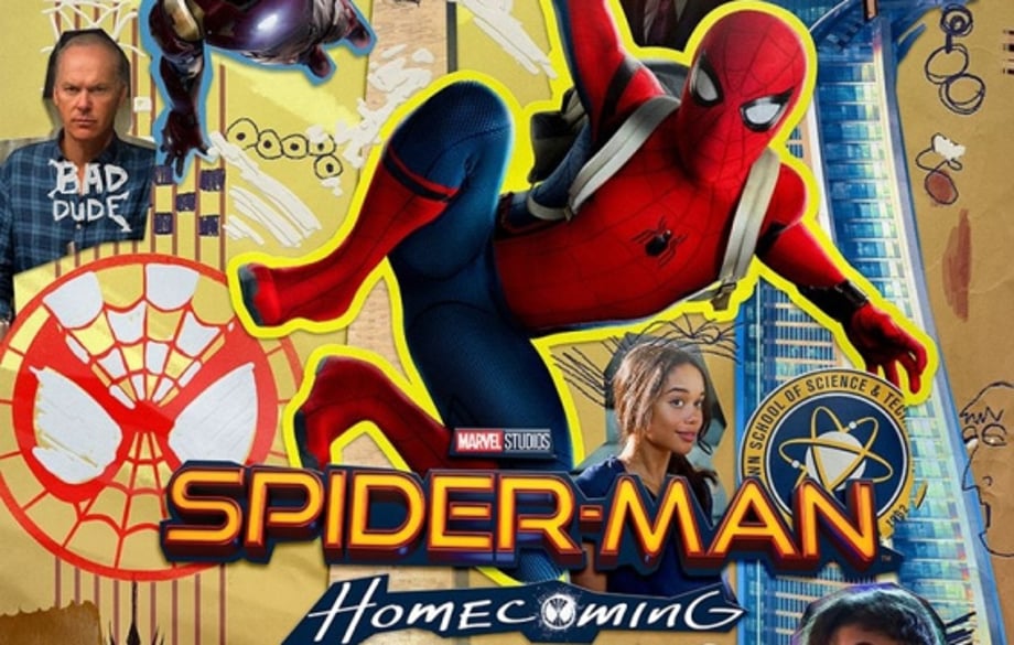 SPIDER-MAN: HOMECOMING Yearbook-Style IMAX Poster Takes The Clutter To A Whole New Level
