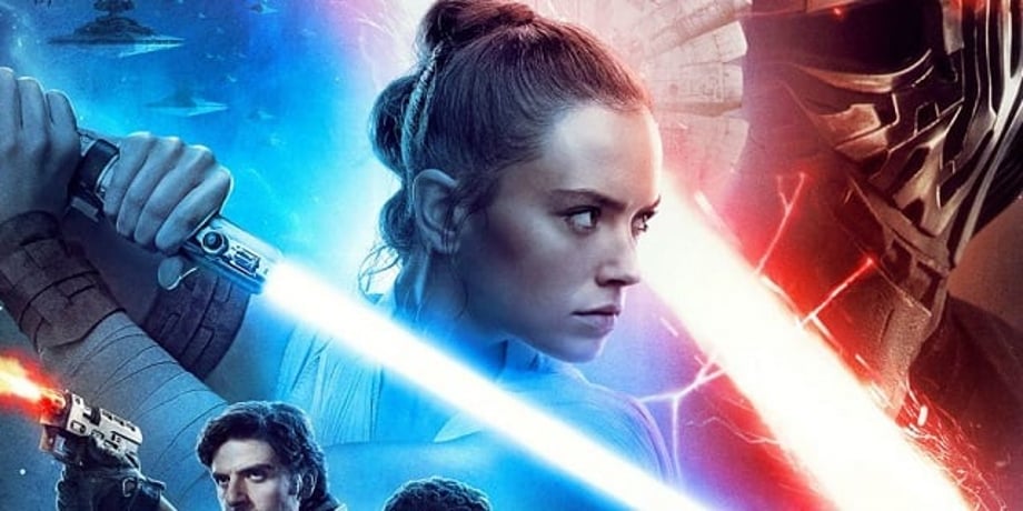STAR WARS: THE RISE OF SKYWALKER Banner Pits Rey Against Kylo Ren As A TIE Fighter Takes Aim