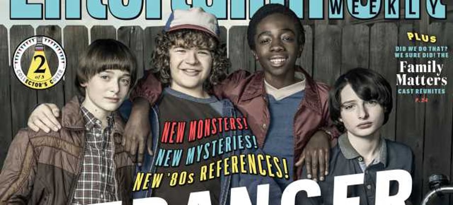 STRANGER THINGS 2 EW Covers Spotlight Returning Characters; New Villain Named As The "Shadow Monster"
