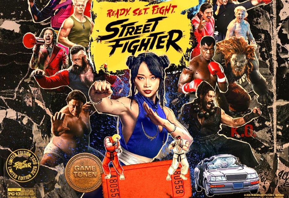 Street Fighter: The World Warriors Assemble On New Poster; First Look At Unique Guile Popcorn Bucket