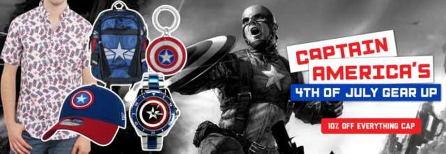 SUPERHEROSTUFF Product Spotlight: Gear Up For The 4th Of July With 10% Off A Ton Of  CAPTAIN AMERICA Merch