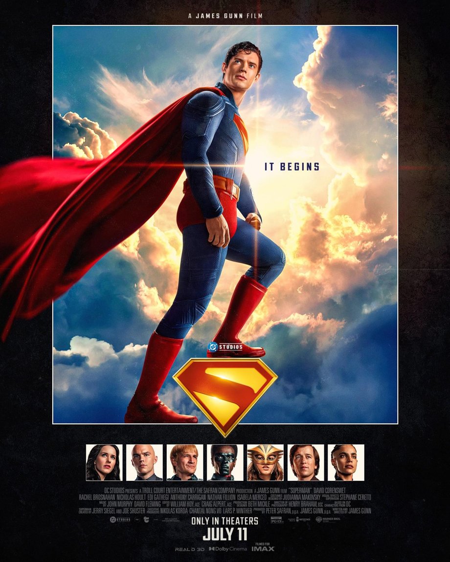 SUPERMAN debuts with $40.3 million worldwide over 2-days