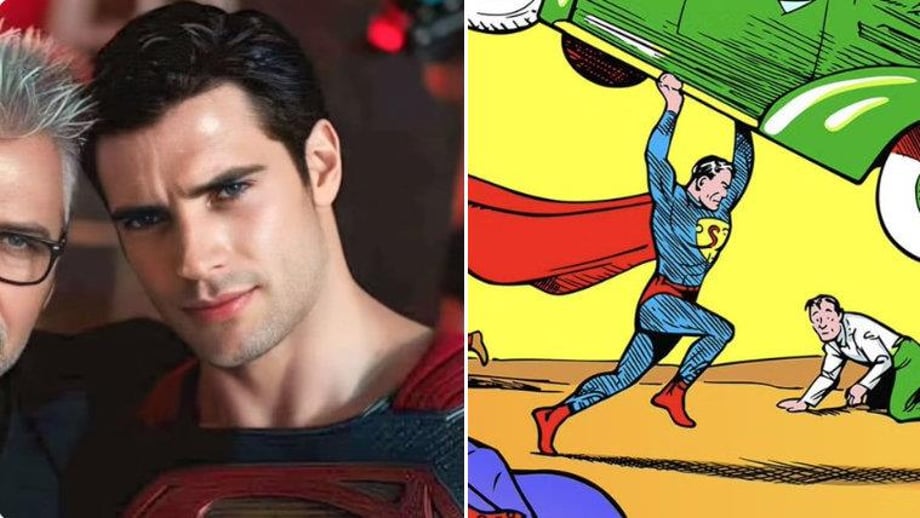 SUPERMAN Director James Gunn Reveals Gift From Jerry Siegel’s Grandsons & AI "First Look" At David Corenswet
